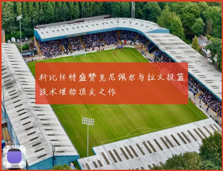 科比怀特盛赞克尼佩尔与拉文投篮技术堪称顶尖之作